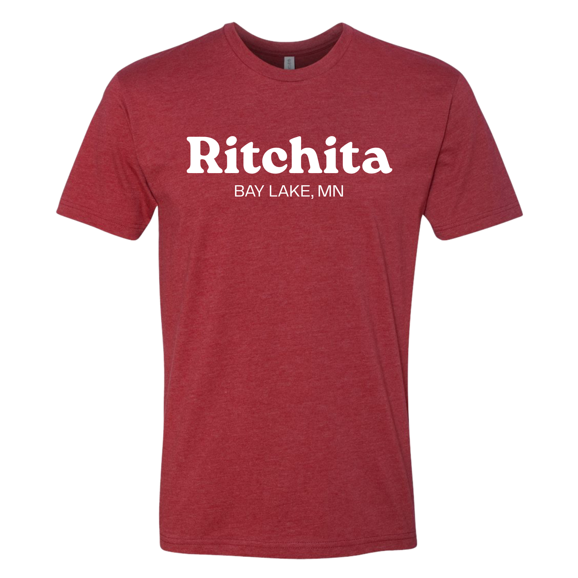 Cardinal Red Ritchita Bay Lake T-Shirt