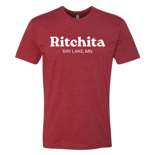 Cardinal Red Ritchita Bay Lake T-Shirt