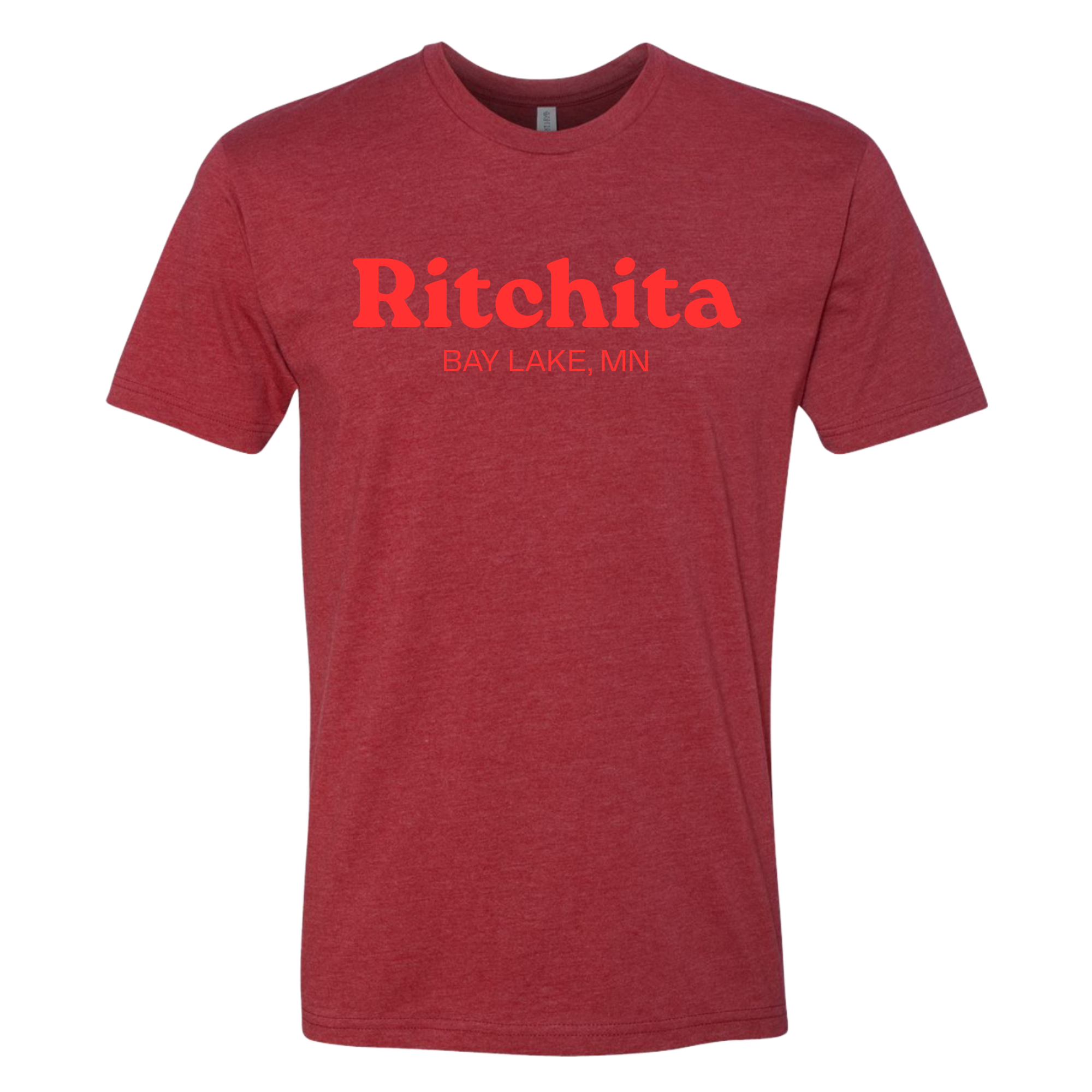 Cardinal Red Ritchita Bay Lake T-Shirt