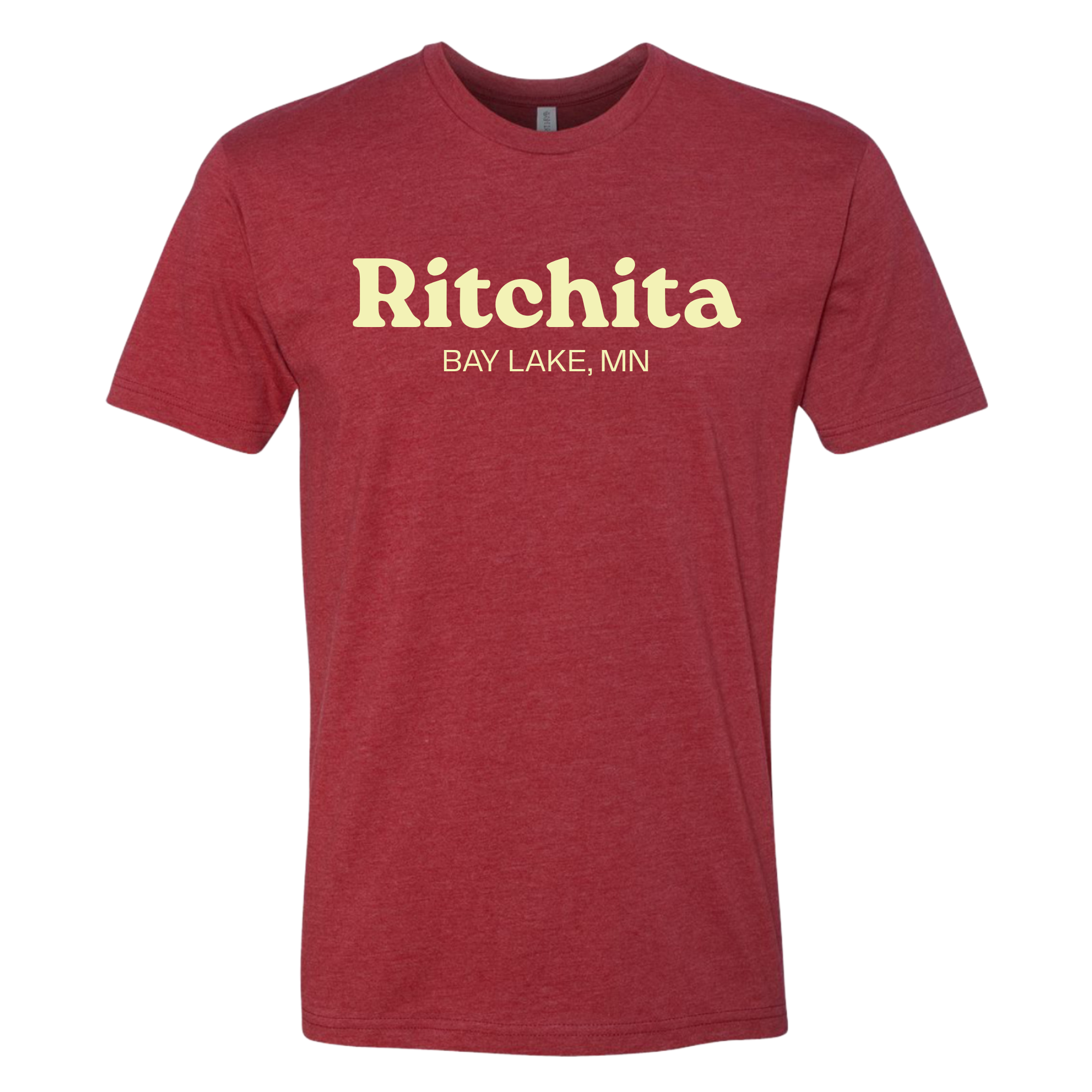 Cardinal Red Ritchita Bay Lake T-Shirt